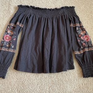 Off the shoulder top